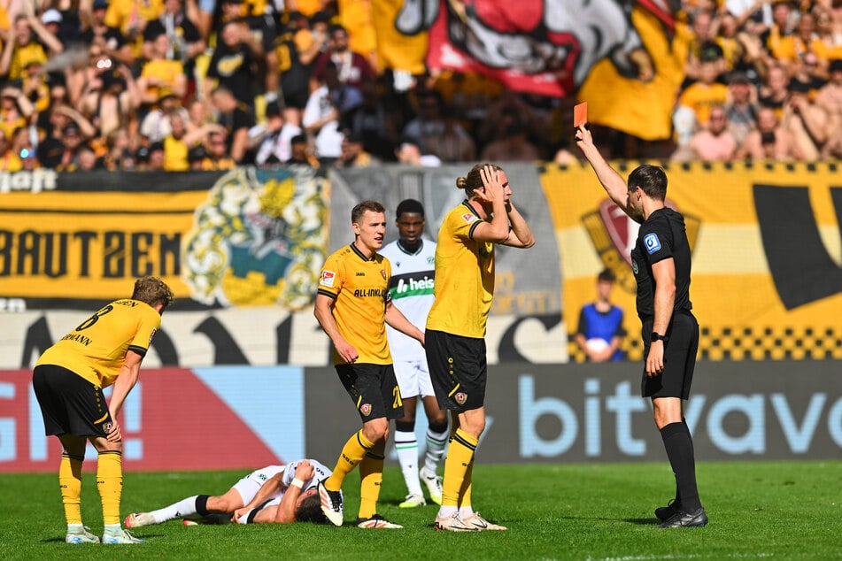 Vinko Sapina flog gegen Hannover 96 vom Platz.