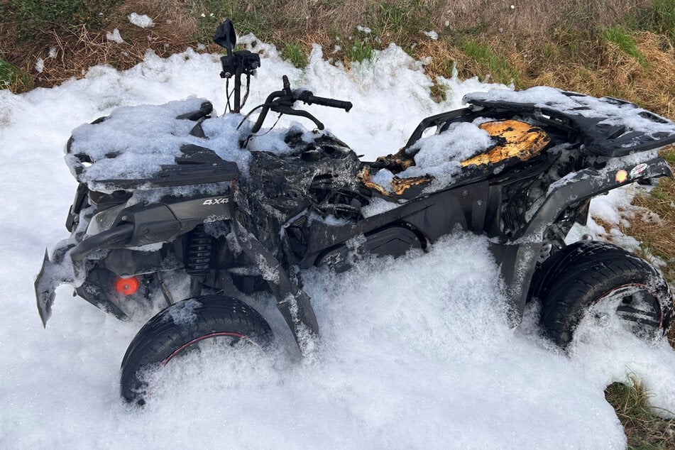 Quad im Harz abgefackelt: Polizei macht brisante Entdeckung