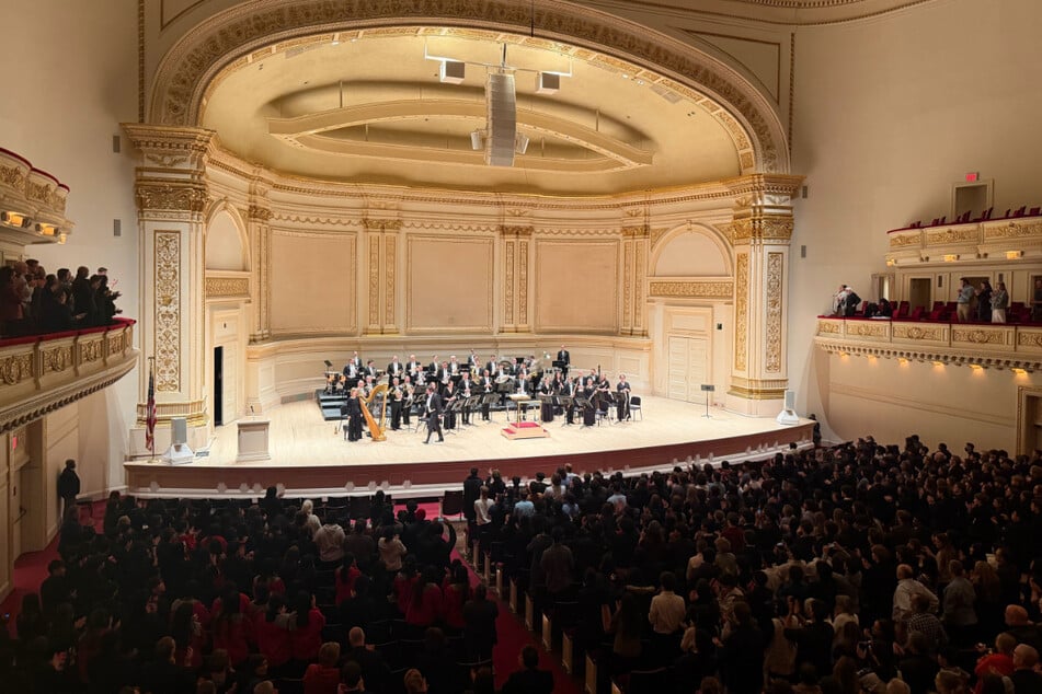 Das Orchester kam am Montagabend in der Carnegie Hall richtig gut an.