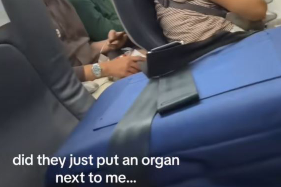 "Haben sie gerade ein Organ neben mich gestellt?", fragt sich Kaile Schwartz in ihrem TikTok-Video.