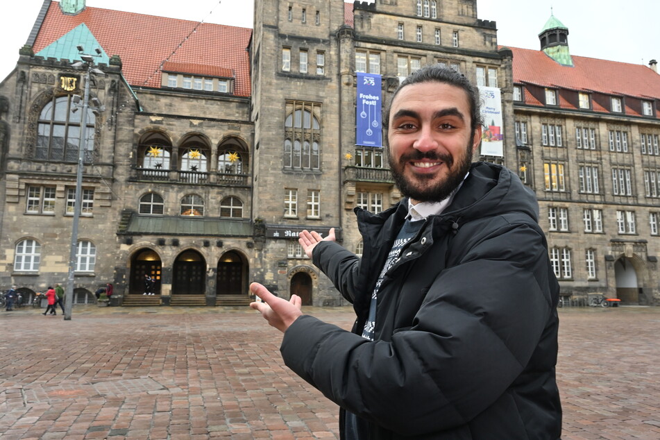 "Da möchte ich rein": Ahmed Bejaoui (31) will für die Grünen in den Stadtrat gewählt werden.
