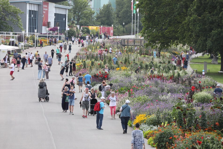 Rund 1,5 Millionen Menschen besuchten die Bundesgartenschau 2021 in Erfurt.