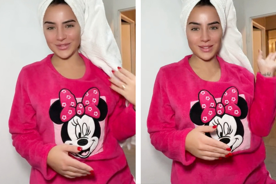 Die 27-jährige Reality-Darstellerin aus Frankfurt am Main ist auch ein großer Fan von Plüsch-Pyjamas - und zeigt dies auch auf TikTok und Instagram.