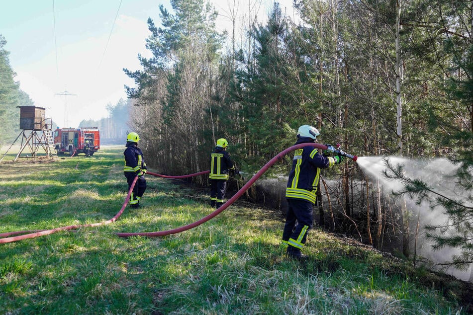 Die Feuerwehr war mit einem Großaufgebot vor Ort.