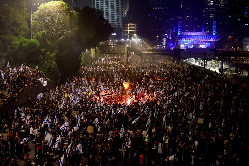 Protests broke out in Israel as Prime Minister Benjamin Netanyahu announced the firing his defense minister Yoav Gallant on Tuesday.