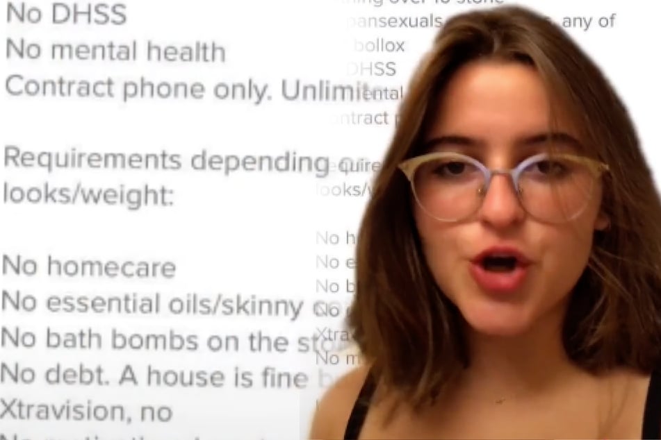 Tinder user's dream girl has "no mental health" and "unlimited data"