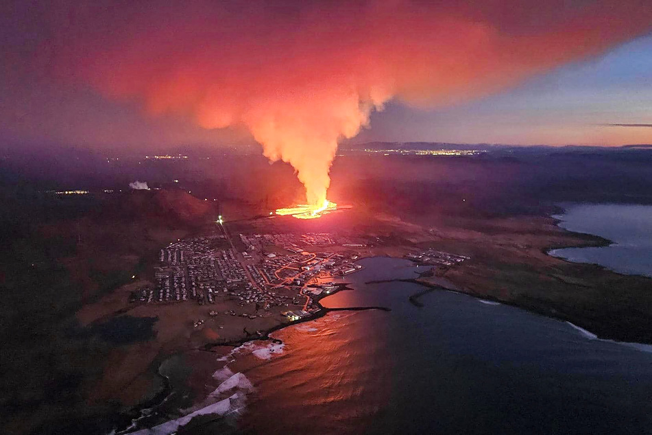 Ein Spaltvulkan nahe der Ortschaft Grindavik sorgte für große Zerstörungen.