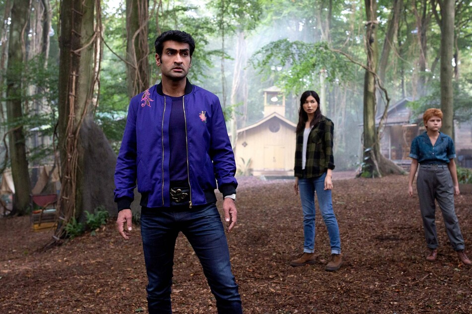 A poster of Kumail Nanjiani's Kingo from the film, Eternals, was also spotted in the leaked footage from what appeared to be the set of Loki season two.