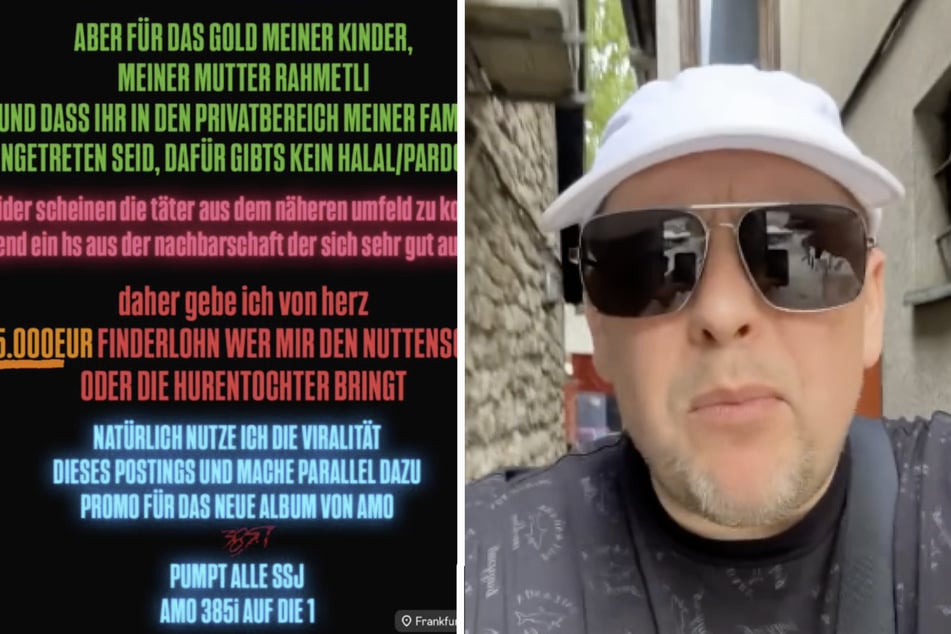 Einbruch bei Deutsch-Rapper: "5000 Euro Finderlohn, wer mir den N***ensohn bringt"