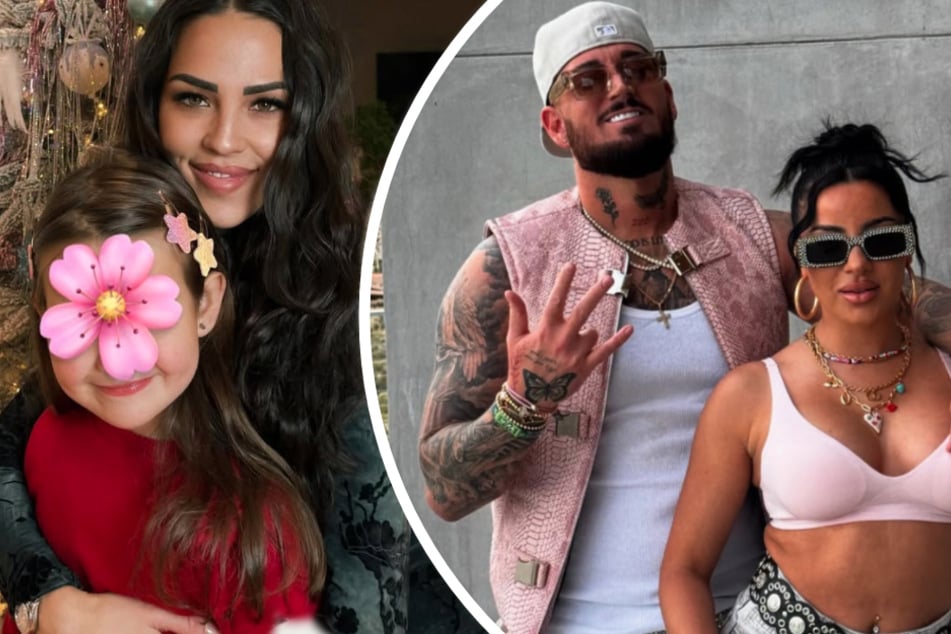 Mike Heiter (33) wird am 30. August seiner Freundin Leyla (29, r.) das Ja-Wort geben. Nicht mit dabei ist Tochter Aylen, die er gemeinsam mit Ex Elena Miras (33) hat.