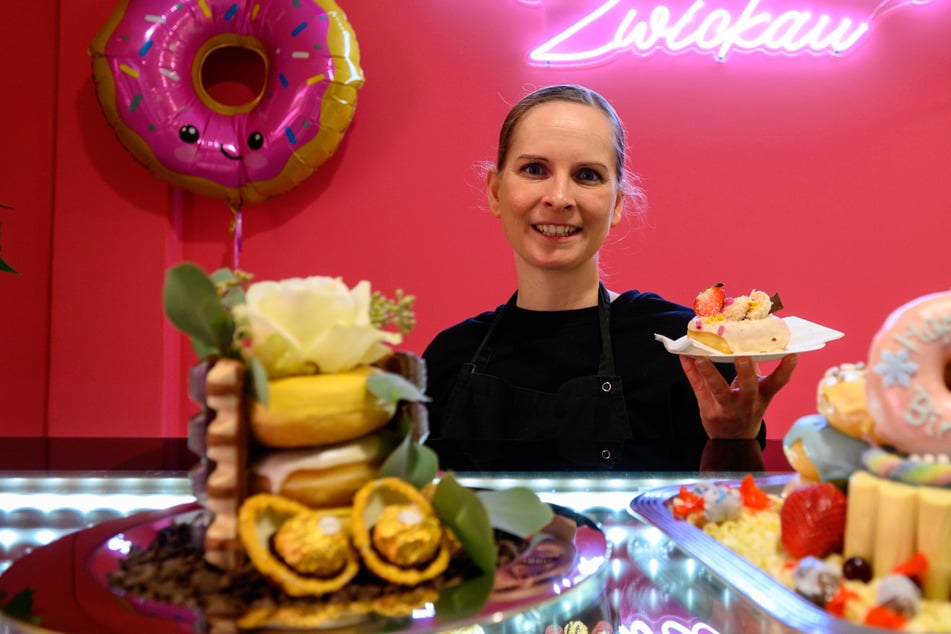 Donut-Kette eröffnet Shop in Zwickau: Großer Andrang zur Eröffnung