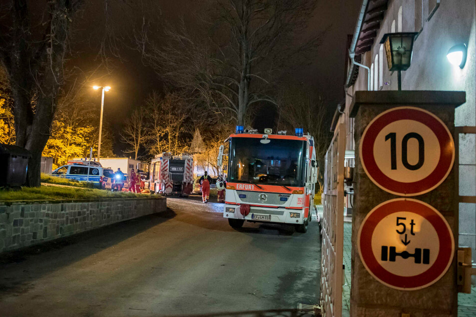 Einsatzende von Feuerwehr und Polizei gegen 1.30 Uhr.