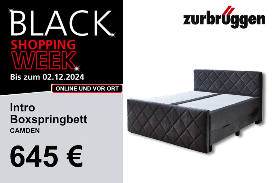 Das Intro Boxspringbett "CAMDEN" für 645 Euro