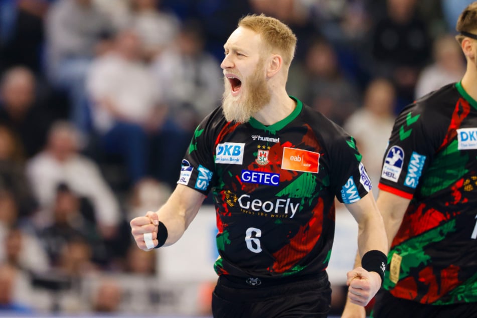 Matthias Musche (32) erzielte für die Magdeburger Handballer ganze neun Tore.