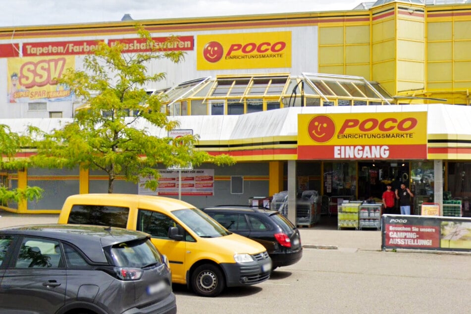 Der POCO-Markt in der Dieselstraße 5 in Gersthofen.