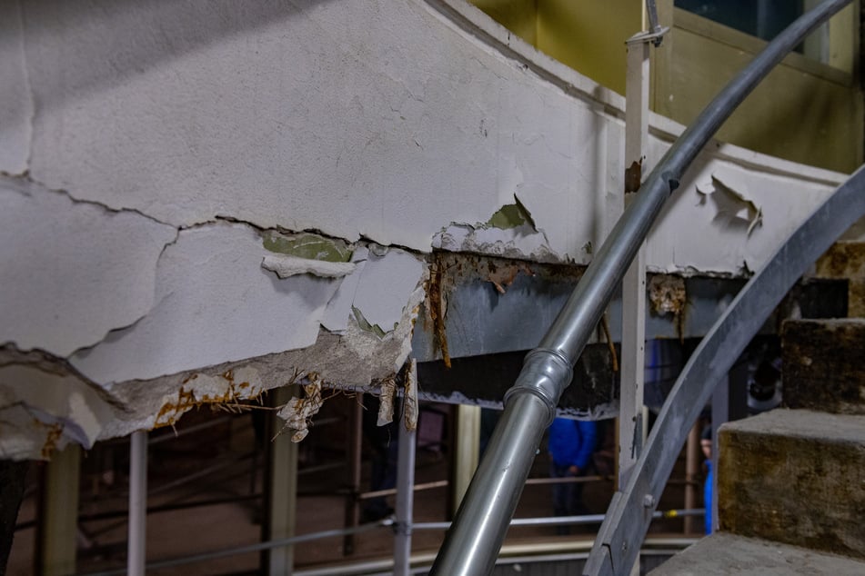 Auch im Inneren muss der Turm saniert werden.