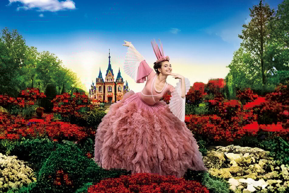 Prinzessin Felicia Funkelstein zeigt sich am Sonntag in Annaberg-Buchholz.