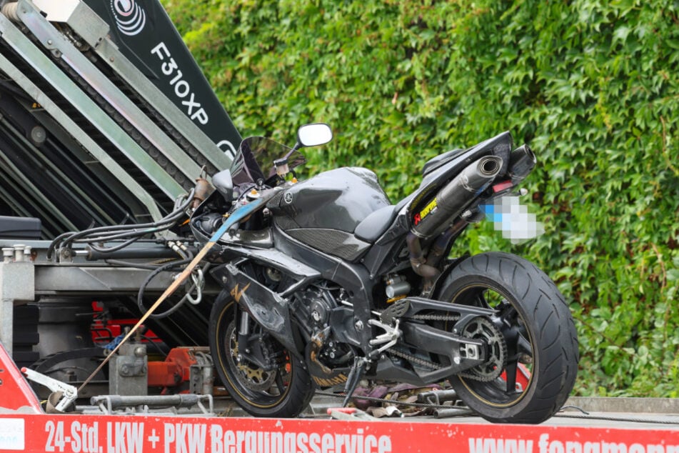 Das Unfallopfer (33) war mit dieser schwarzen Yamaha unterwegs.