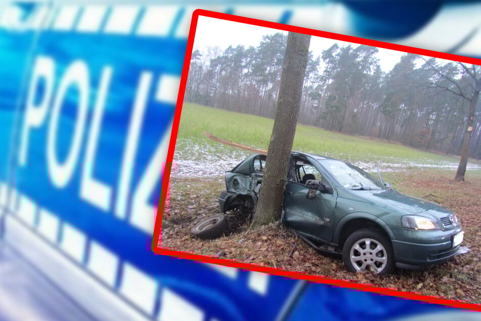 Kontrolle verloren: Junger Opel-Fahrer kracht in Baum und wird verletzt