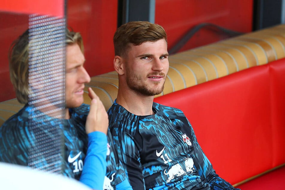 Timo Werner (27, r.) saß in dieser Saison fast 70 Prozent der Spielzeit auf der Bank.