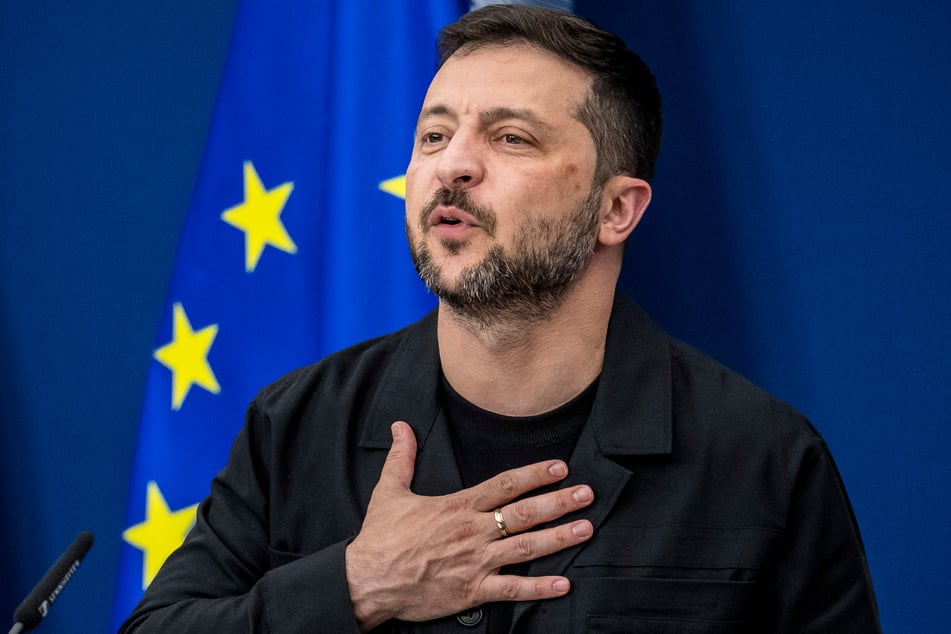 Der ukrainische Präsident Wolodymyr Selenskyj (47) zeigt sich hoffnungsvoll.