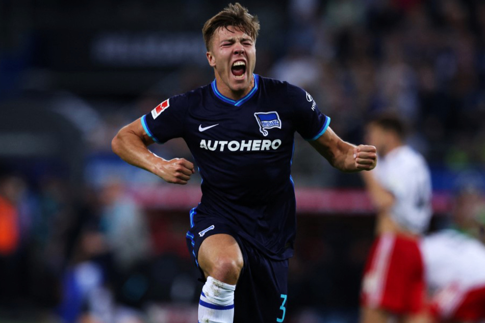 Geschafft! Herthas Fredrik Björkan (23) spielt auch nächste Saison in der Bundesliga.
