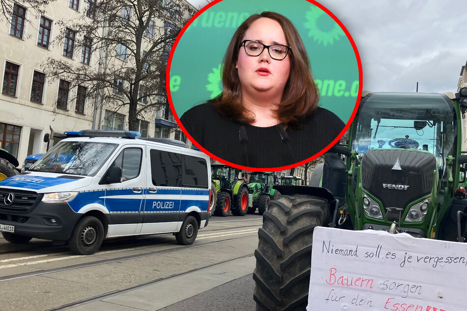 Wegen Grünen-Politikerin: Bauern blockieren in Magdeburg!