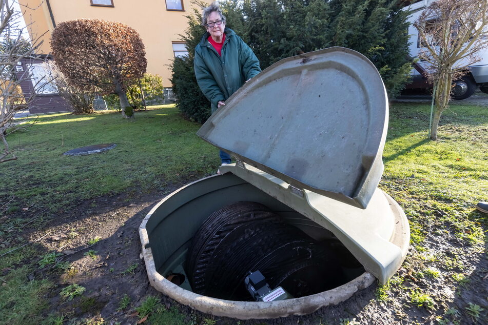 Ilona Günther (69) aus Adelsberg ist weiter auf ihre Kleinkläranlage angewiesen.