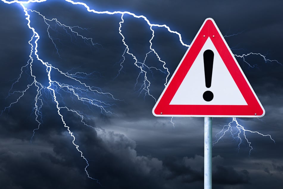 Warnung vor schweren Gewittern in Thüringen