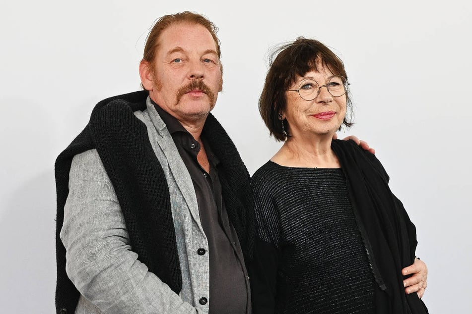 Monika Hansen mit Sohn Ben Becker (60) bei einer Premiere im Jahr 2022 in Oberammergau.