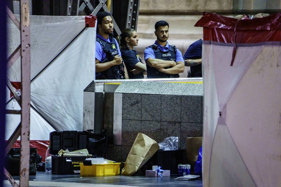 Der Frankfurter Hauptbahnhof musste nach den Schüssen durch die Polizei für gut eine halbe Stunde voll gesperrt werden.