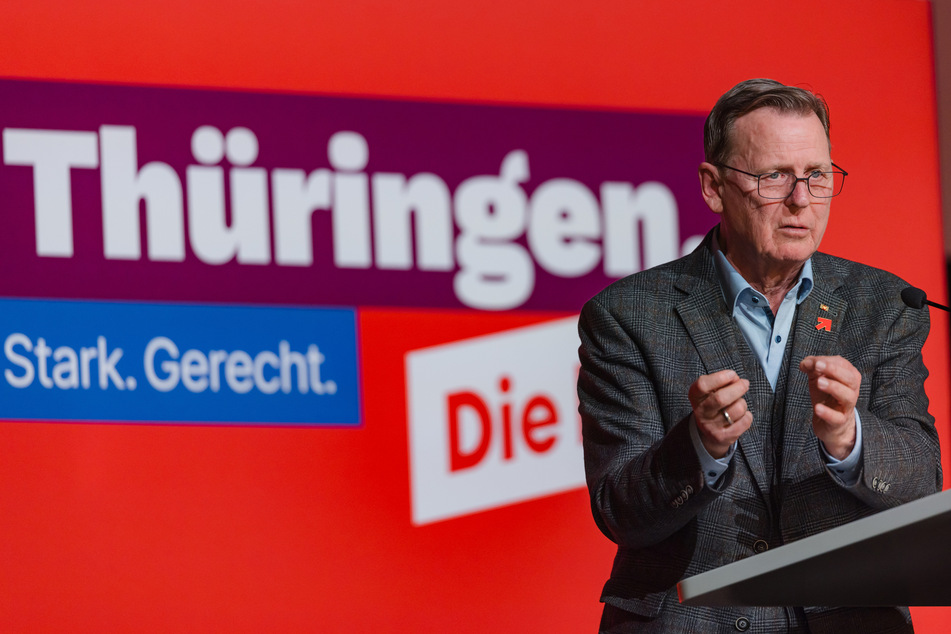 Thüringens Ministerpräsident Bodo Ramelow (68, Linke) sagte - in Bezug auf einen nicht vorhandenen Unvereinbarkeitsbeschluss der Thüringer CDU gegenüber dem BSW - die CDU sei damit unehrlich. (Archivbild)