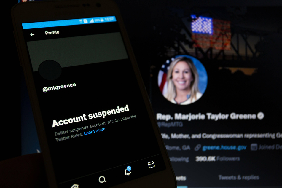 Georgia Rep. Marjorie Taylor Greene's personal Twitter profile has been disabled.