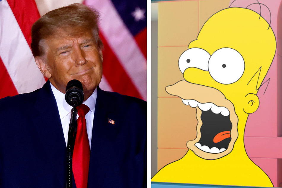 The Simpsons strike again as Donald Trump joins the 2024 race for president