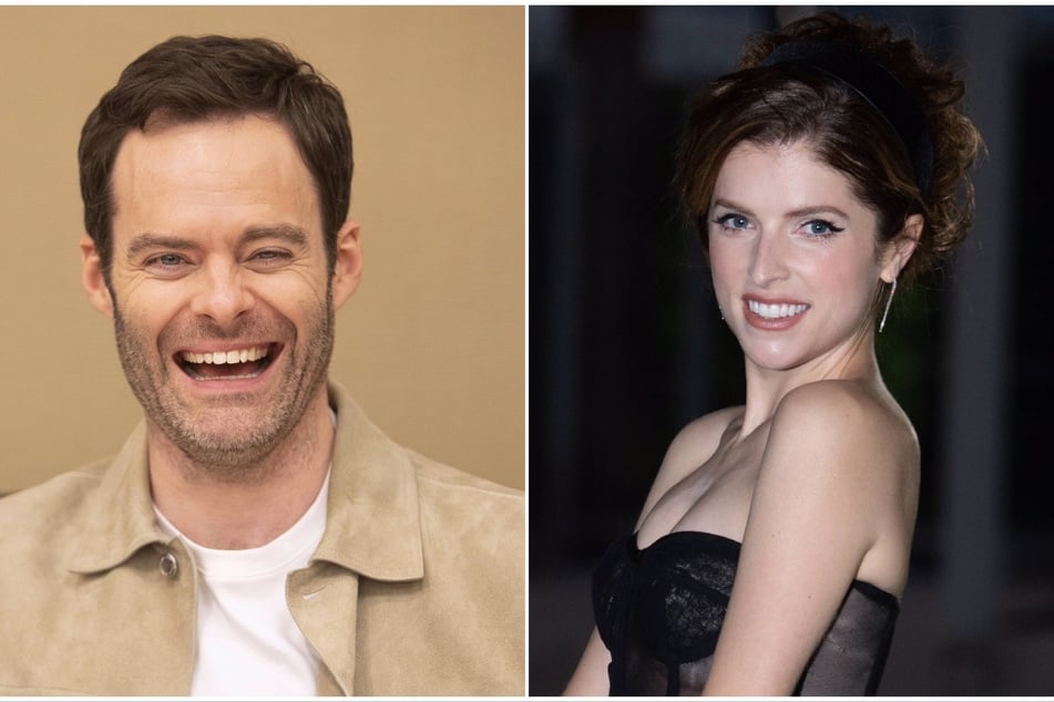 On Thursday, it was confirmed that Anna Kendrick (r) and Bill Hader (l) have been secretly dating for about a year.