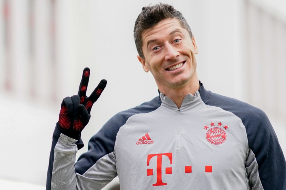 Robert Lewandowski (32) fehlt ein Treffer zu einer Legende. Wird der Pole gegen RB Salzburg das nächste Mal jubeln dürfen?