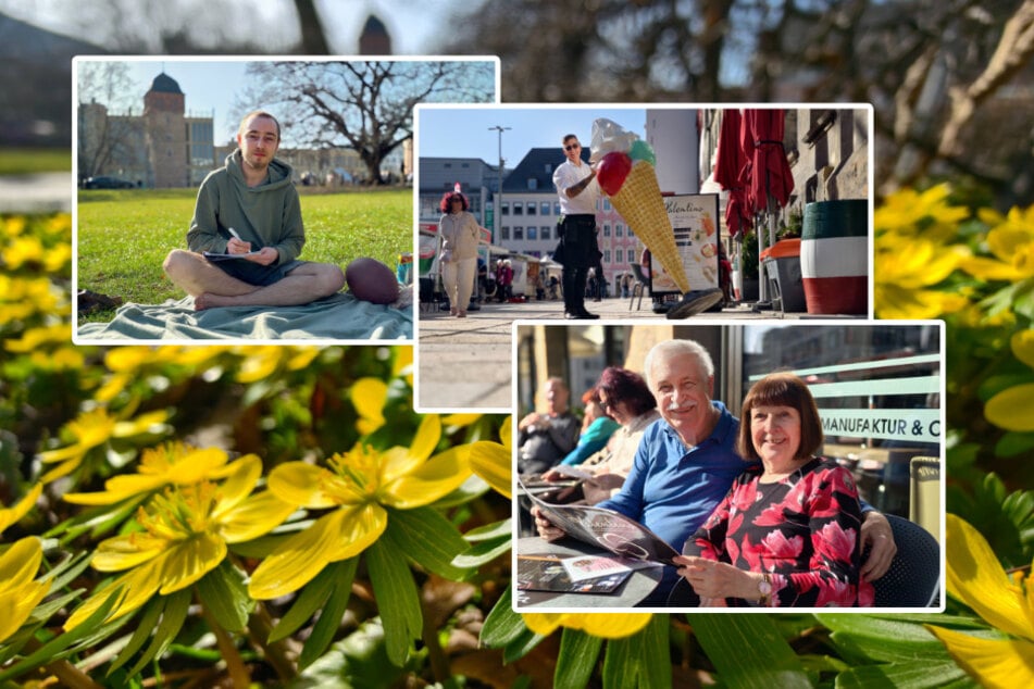 Chemnitz: Endlich Frühling! So genießt Chemnitz die warmen Sonnenstrahlen