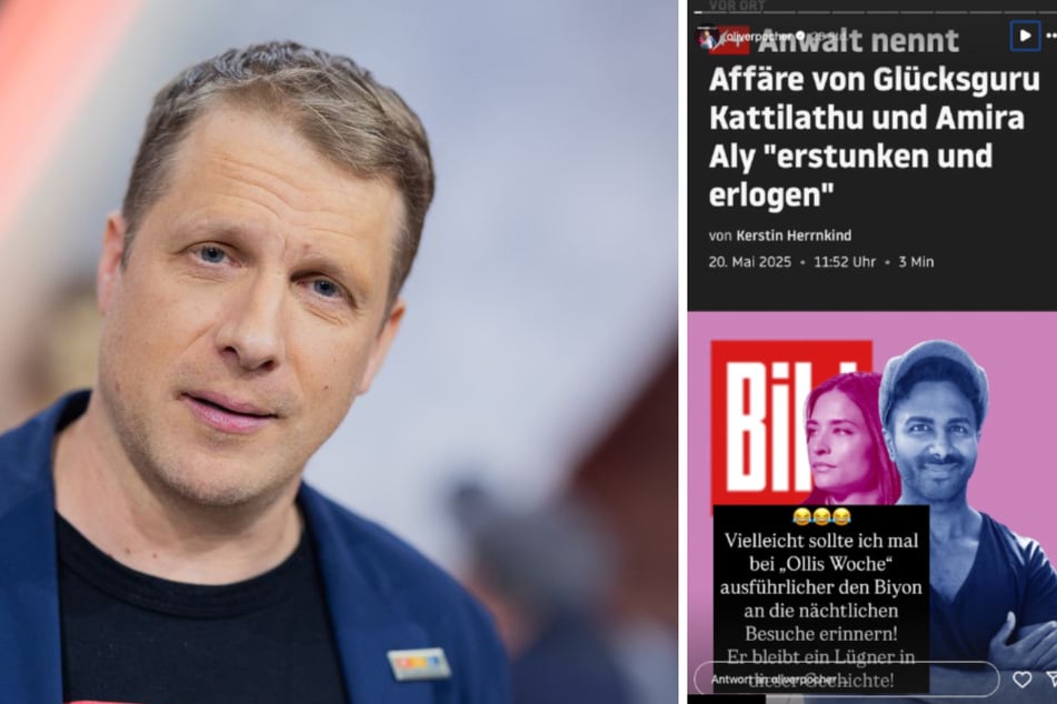Oliver Pocher (47) schießt im Netz mal wieder gegen seinen Erzfeind Biyon Kattilathu (41).