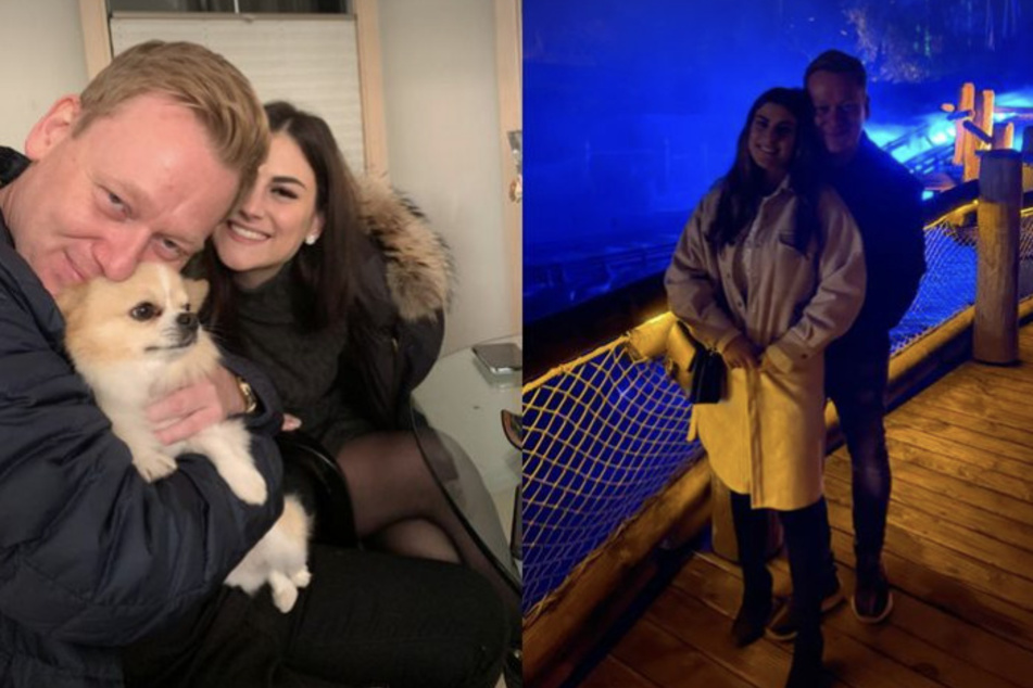 Auf Instagram teilte Lia Mitrou Bilder vom Tag ihres Kennenlernens (links) und von ihrem ersten Jahrestag (rechts).