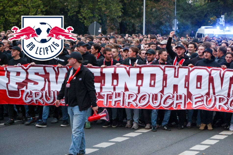 RB-Leipzig-Blog: Niederländische Fans marschieren vor Champions-League-Spiel durch die Messestadt