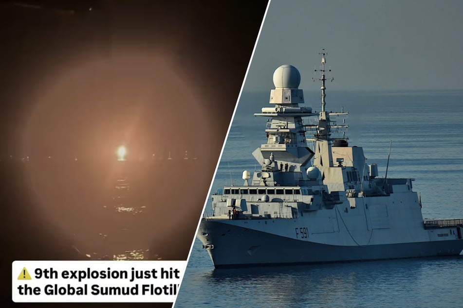 Italy dispatches Navy ship to protect Gaza aid flotilla as outrage over drone attacks grows