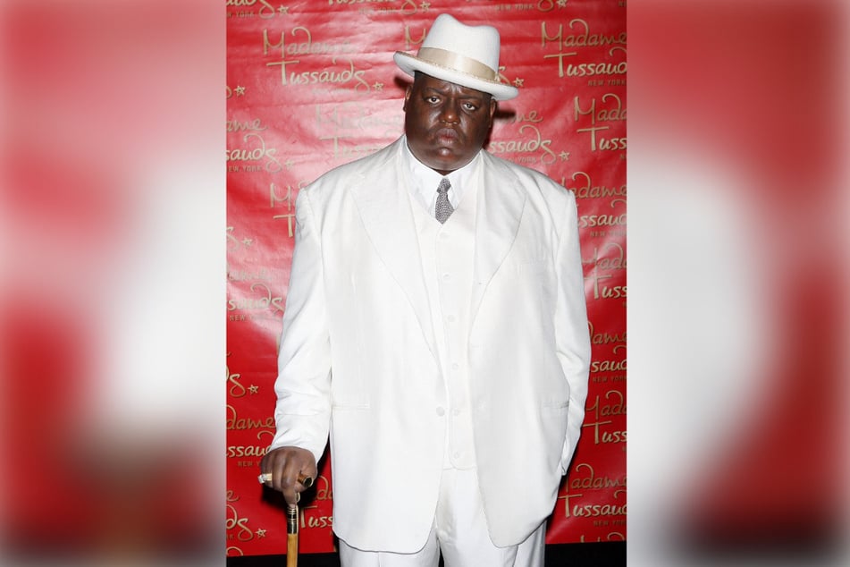 New York tributes to Biggie also include a wax figure on display at Madame Tussauds musuem in Times Square.