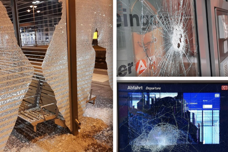 Ein 31-Jähriger hatte gleich dreimal im Hauptbahnhof und am City Carré in Magdeburg Glasscheiben mit Steinen beschädigt.