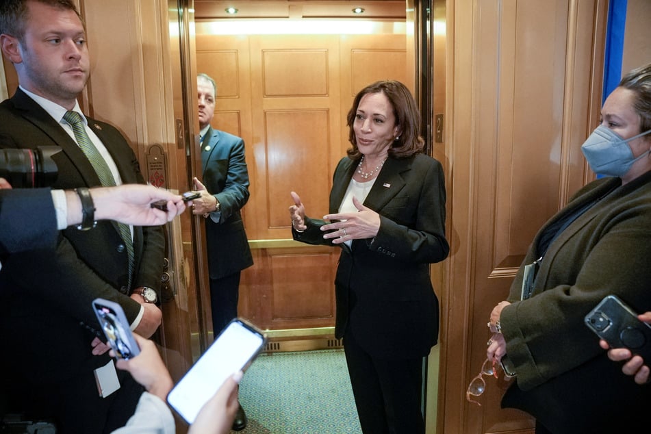 Vice President Kamala Harris broke the Senate tie with her vote in favor of the Inflation Reduction Act.