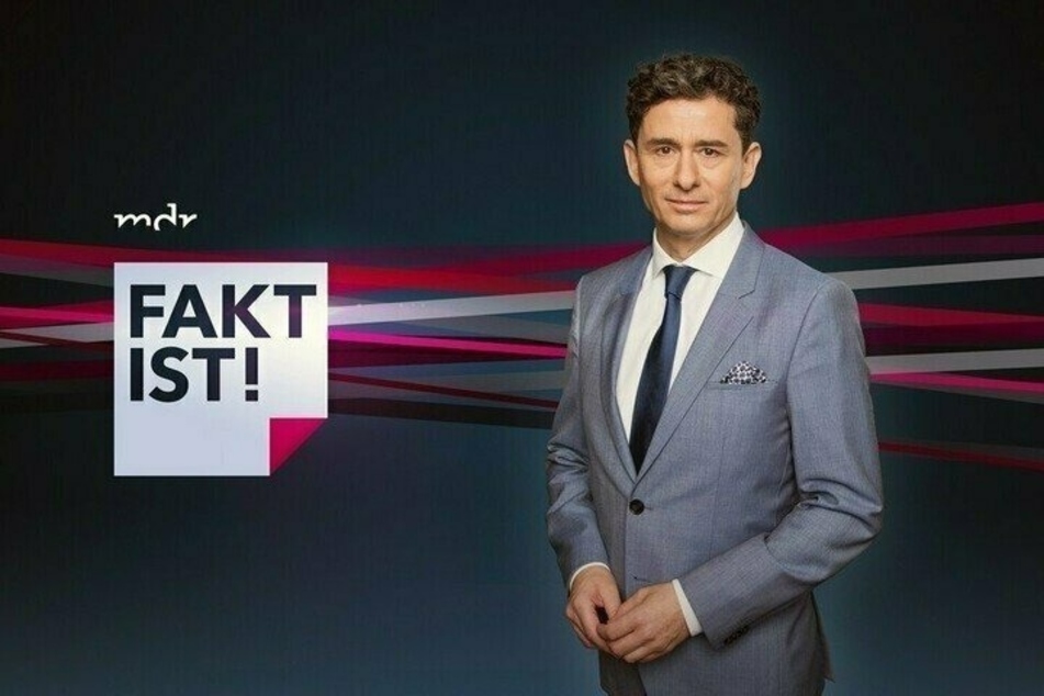 Moderator Andreas F. Rook (56) diskutiert am Montag bei "Fakt ist! aus Dresden" im MDR live in Dresden.
