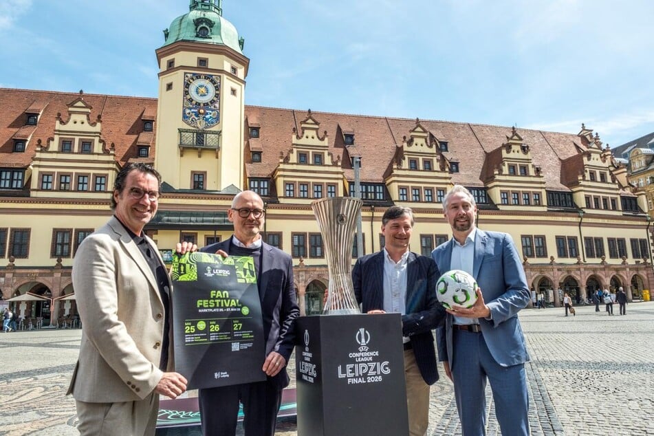 Die Verantwortlichen stellten die Pläne für das Fan Festival vor.