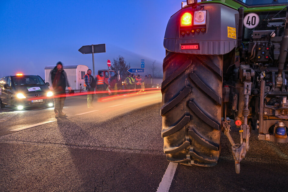 Seit Montag demonstrieren Landwirte in ganz Deutschland.