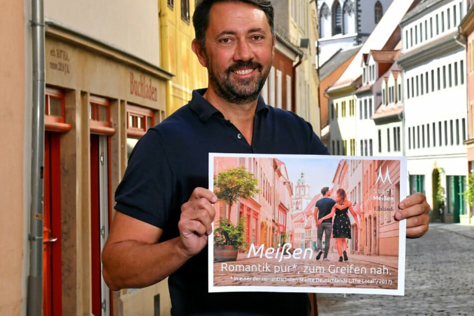 Romantik-Stadt Meißen lockt Touristen mit besonderem Plakat