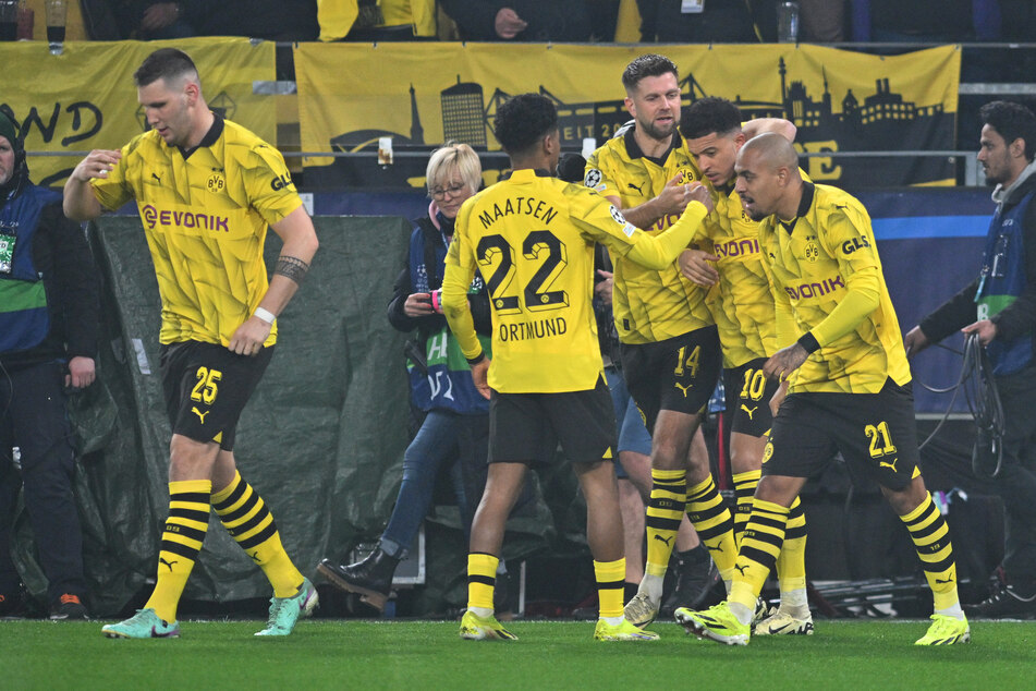 Schwarz-gelber Jubel: Borussia Dortmund steht unter den besten acht Mannschaften Europas!