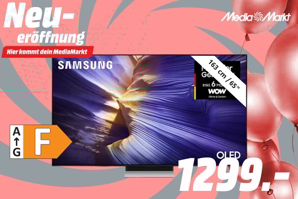 65-Zoll Samsung-Fernseher für 1.299 Euro.